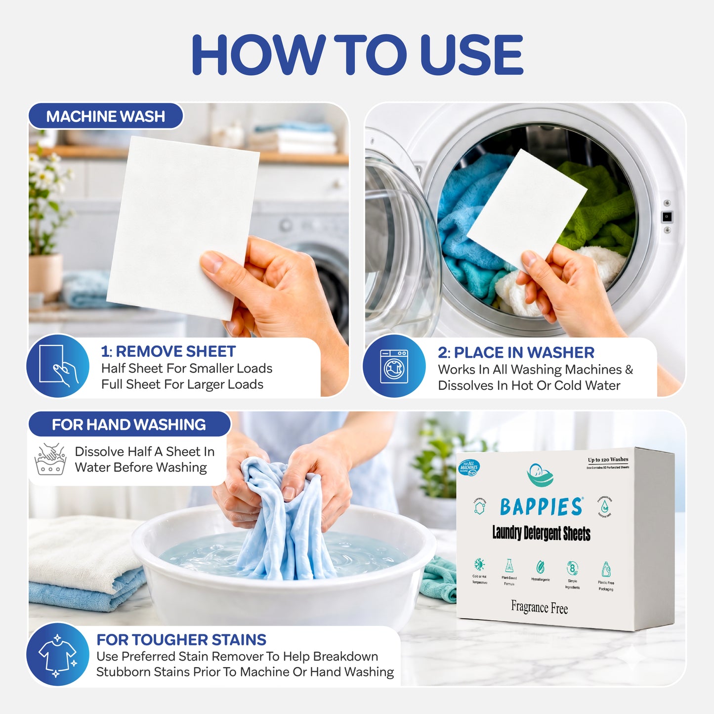 Laundry Detergent Sheets